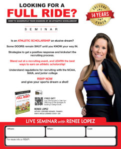 Coach Renee Lopez Seminar Poster